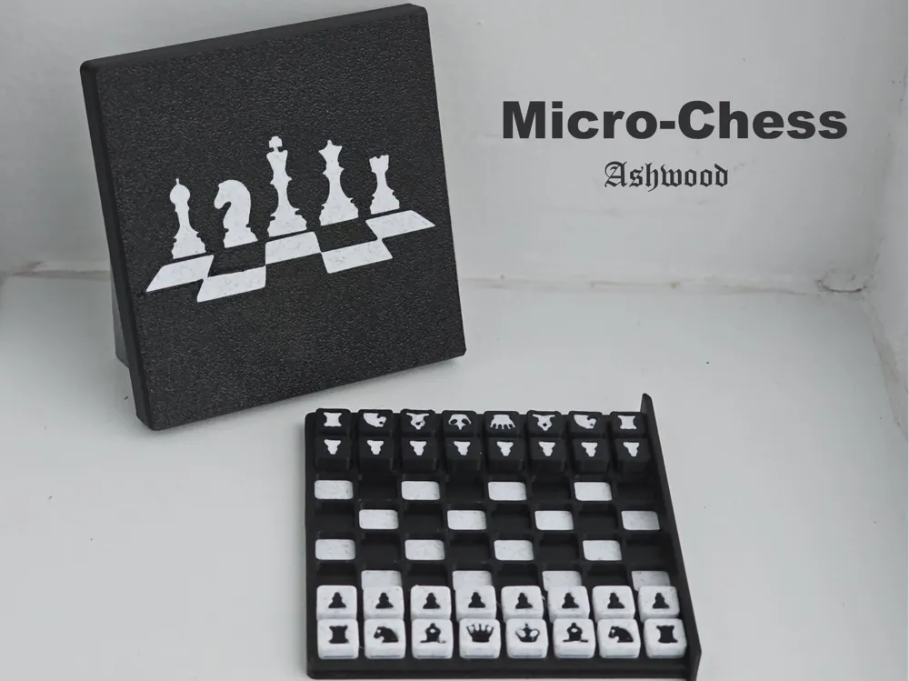 Micro travel chess set