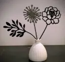 Flowers in a Vase – 3D Printed Floral Elegance
