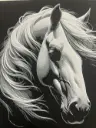 Horse Face Art – Hueforge 3D Printed Wall Decor