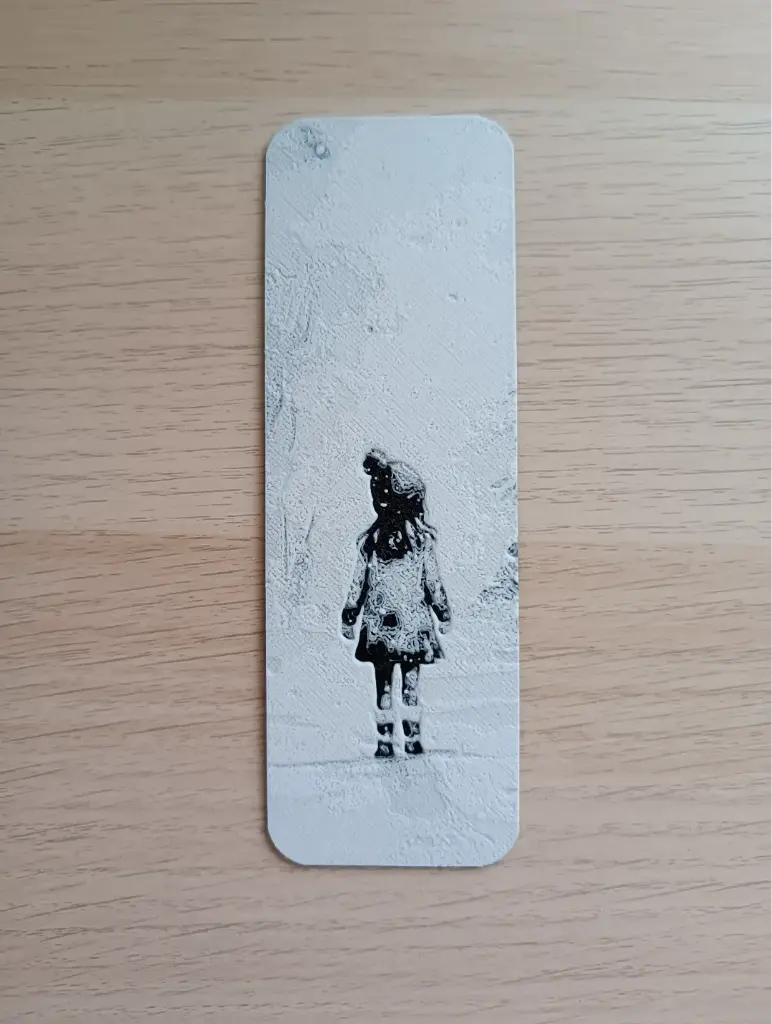 Girl in snow - Bookmark