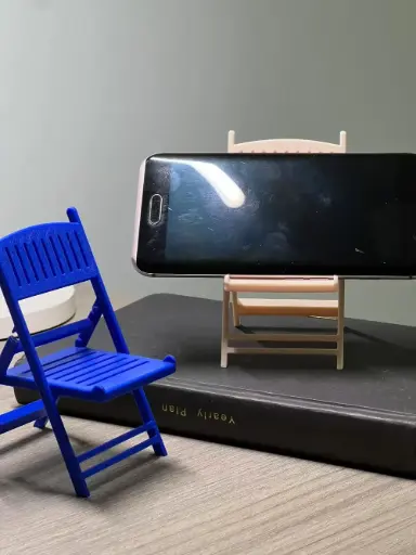 Folding Chair- Phone stand