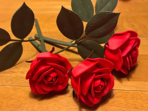 Rose with Stem (1Pcs)