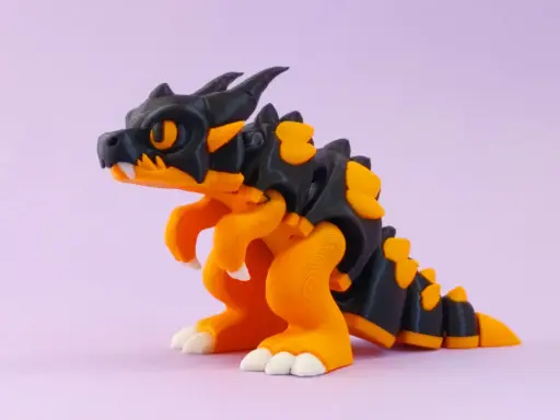 Articulated Rexagon (Trex + Dragon) Flexi