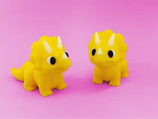 Flexi Triceratops – Horned, Adorable