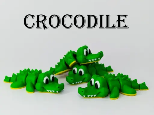  Cute Flexi Crocodile