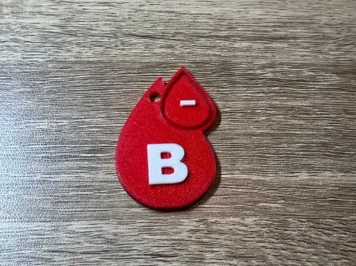 Blood Group Keychain (Any)
